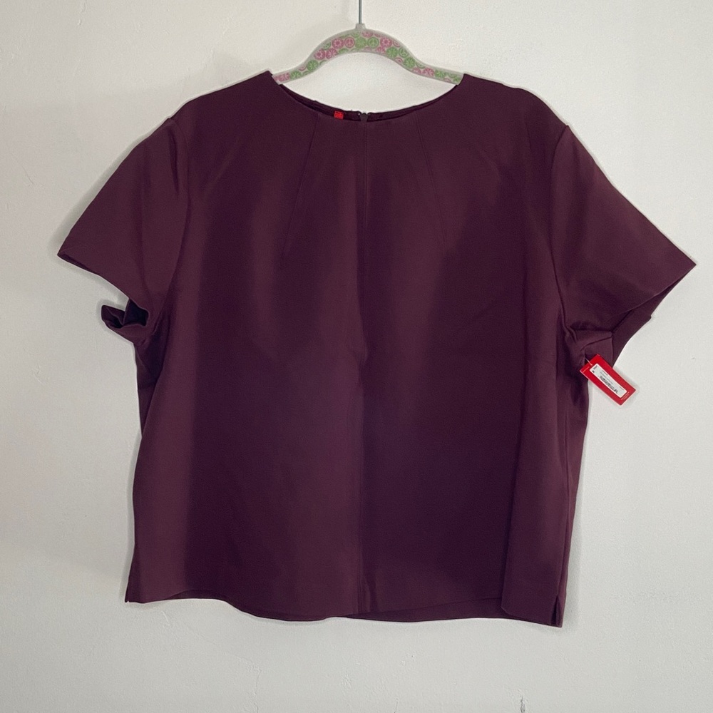 SPANX Wine Funnel Neck Top